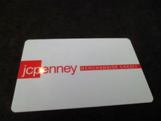   Penney Gift Card with confirmed balance of $300, christmas theme card