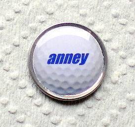   ~ GOLF BALL MARKER   * your OWN PERSONALISED MARKER