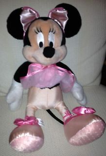 MINT CONDITION~16 Disney Ballerina Minnie Mouse Plush in Pink Tutu 