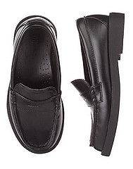 Gymboree Holiday Classics black penny loafer dress shoes NWT
