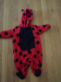Infant girls Halloween costume Lady Bug size 3 6 months NWT