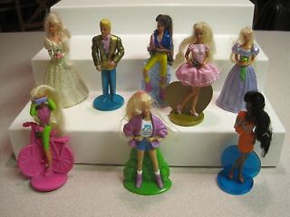NeW 1991 BARBIE Happy Meal Toy COMPLETE SET of 8 McDonalds
