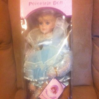   Porcelain Doll NIB Musical Ballerina New in Box COA Barrie Rotate