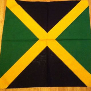 JAMAICA JAMAICAN FLAG BANDANA BANDANNA