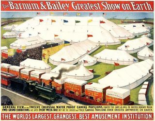 Newly listed Ringling Bros & Barnum and Bailey Vintage Poster Edition 
