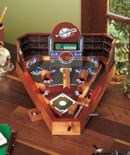 New Wooden Arcade Baseball Pinball Game
