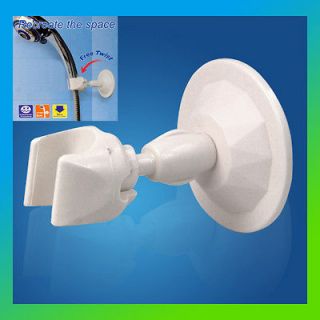 Bathroom Wall Mount Attachable Shower Head Holder Suction Adjustable 