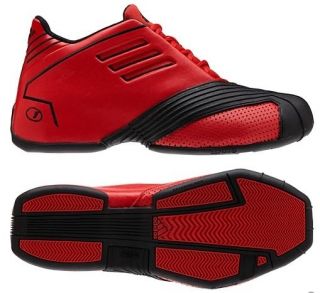   Adidas TMAC 1 Tracy McGrady Shoes Red Black Retro Scarlet Basketball