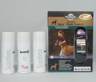 PetSafe Big Dog Spray Bark Control Collar w/ 3 Extra Refills (PBC00 