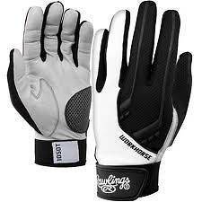   Workhorse BGP1050TY Black Large Youth Leather Batting Gloves NIW