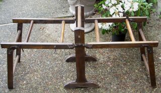 Antique Wooden Folding Wash Tub Stand