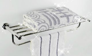 Luxurious bathroom stainless   chrome / Brushed towel rack BATHTOWEL 