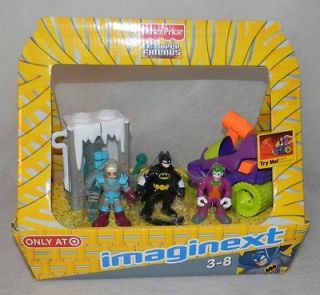 NEW Batman Imaginext Easter Basket with Joker Mr Freeze Riddler Car 