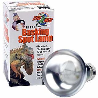   Med Repti Basking Spot Lamp 50 Watt 2 Pack Bulbs Reptile Heat Light