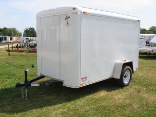 7735 NEW 2012 Atlas 6x10 Enclosed Cargo Trailer 2990# GVW Cargo drs 