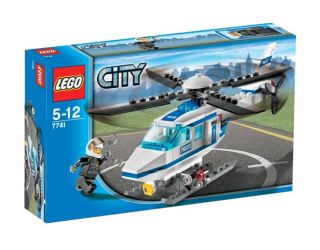 LEGO 7741 CITY POLICE HELICOPTER ~ EASY BUILD Ages 5+ with mini 