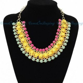 yellow bead necklace in Necklaces & Pendants
