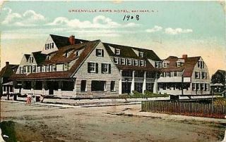 NJ, Bay Head, New Jersey, Greenville Arms Hotel, 1908 PM, Union News 