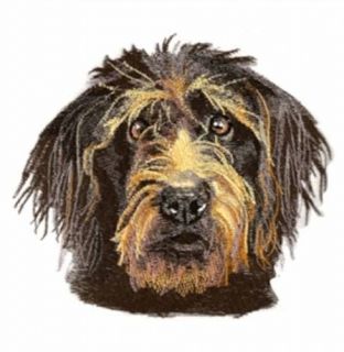 LABRADOODLE DESIGN #3 Embroidered Terrycloth Hand Towel by Becky