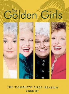 The Golden Girls   The Complete First Season DVD, 2004, 3 Disc Set 