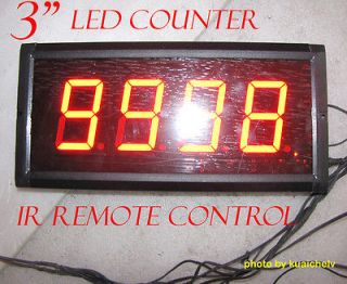LED Countdown Clock in Seconds 3 High Character 9999 Seconds 
