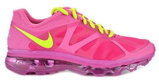 Nike Air Max 2012 (GS) Pink/Green Big Kids Girls Running Sneakers 