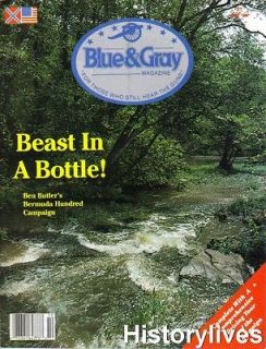 Blue & Gray Magazine Oct.89, Ben Butler Bermuda Confederate Submarine 