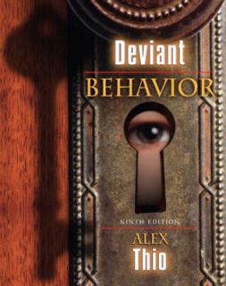 Deviant Behavior by Alex Thio 2006, Hardcover