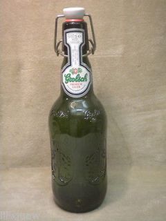 LARGE GROLSCH SWINGTOP GLASS BEER BOTTLE 21 INCHES TALL WITH 
