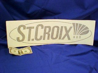 Official ST CROIX 23x6 1/2 BOAT DECAL Color Black