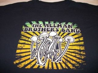   Band Magic Mushrooms Shirt Size XL Dickey Betts Licensed Rare