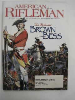 American Rifleman April 2001 Redcoats Brown Bess Gun Magazine Mag 23