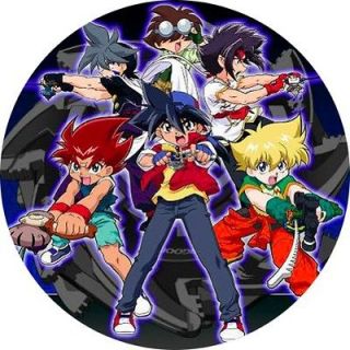 BEYBLADE EDIBLE IMAGE CAKE ICING TOPPER DECORATION