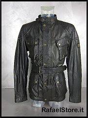 BELSTAFF Mens Jacket Leather L IT 713162 Centaur Jkt Man Antique 