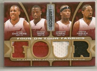   Neal/Ha​slem/Chalmers/​Bibby SP 8 Jersey/65 Udonis/Mario UD GU #d