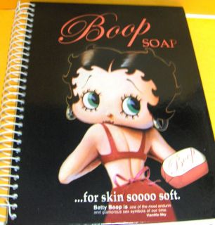 Betty Boop Soap 4 Subject Divider Note Book Pad College Rule Hard 