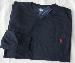 New 2XL TALL 2XT 2XLT Polo Ralph Lauren Mens long sleeved T shirt 