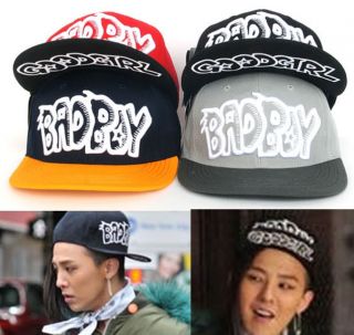 NEW Bad Boy Good Girl Hat Hiphop Cap Adjustable Snapback BIGBANG G 