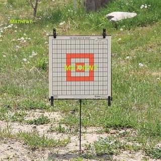   Steel Paper Target Holder Stand ~ Gun ~ Shooting ~ Sighting ~ Firearm