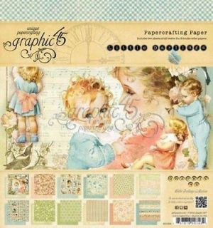 Graphic 45~Little Darlings~Scrap​book Paper Pad 8x8