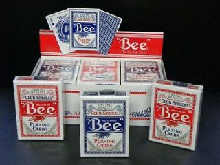 NEW 3 DECKS BEE PLAYING CARDS CASINO QUALITY POKER SIZE