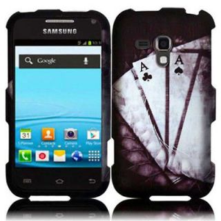   Aces Cards Hard Case Cover For Boost Mobile Samsung Galaxy Rush M830