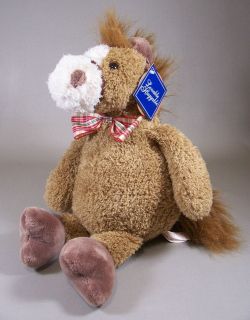 Dan Dee Brown Horse Pony with Bow Tie Plush Lovable Huggable Stuffed 
