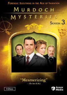 Murdoch Mysteries Season Three DVD, 2011, 4 Disc Set