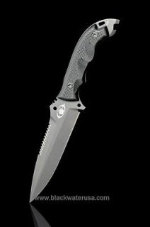 Blackwater Knives Ursa 6 Fixed Blade   Serrated Edge   Free Danger Tag