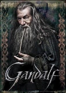 Refrigerator Magnet Hobit An Unexpected Journey Gandalf Pipe