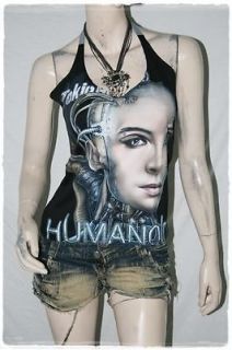 Tokio Hotel Glam Rock DIY Sexy Halter Tank Top Shirt
