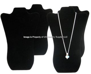 Tall Black Necklace Pendant Chain Jewelry Displays