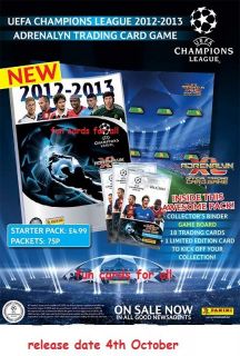 Panini Adrenalyn XL Champions League 2012/13 12/13 Starter Pack/Binder