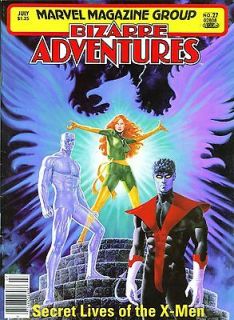 Bizarre Adventures #27 Marvel magazine X Men Dark Phoenix Nightcrawler 